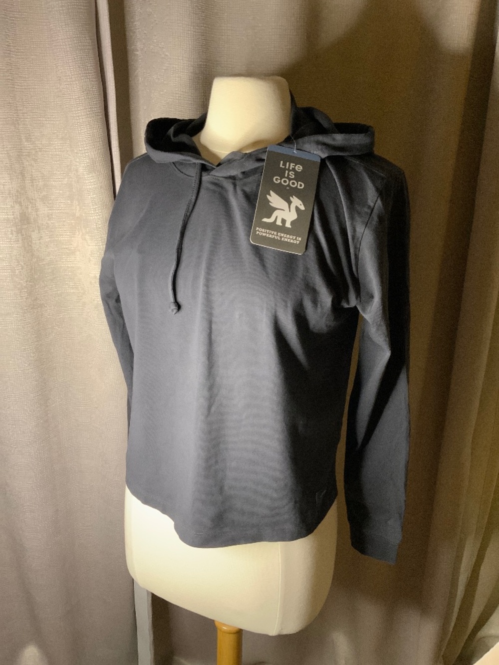 Life is Good T-Shirt Hoodie Sz S